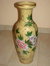 Bodenvase asiatisch handbemalt