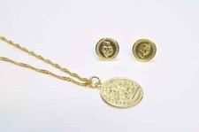 Crdoba Joyeros Set bestehend aus Kette Anhänger und Ohrringen 17-LV0574/039