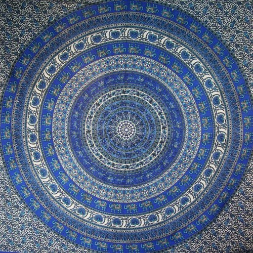 Elefant mandala tagesdecken - elefant,