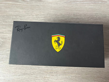 Ray Ban Ferrari Verpackung Sonnenbrille, black mit Zertifikat