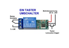 1-Tasten Relais Modul bistabil