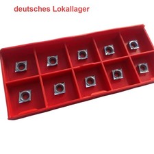 10 x Wendeplatten CCGT 060204-AL K10 NEU!! Aluminium