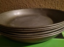 6er Set Antike Zinnteller um