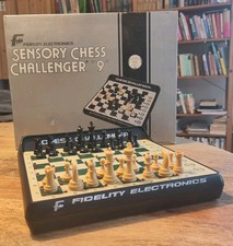 Fidelity Electronic Sensory Chess Challenger 9 in OVP 1A Zustand 