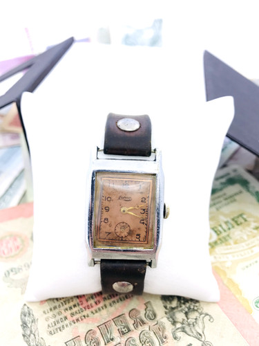 Pink vintage rare watch swiss - pink,