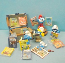 3048 SCHLÜMPFE mit COMIC-KOFFER coffre BD Schtroumpfs Schlümpfe Pixi MiB Metall