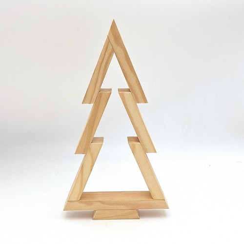 Holz deko baum tanne - deko,