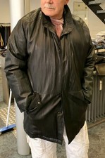 Design-Lederjacke Herren Doris Hartwich Gr. 54 Schwarz ungetragen