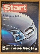Opel Start Magazin 4/2001 Corsa Super 1600 + Poster, Zafira OPC / CNG, Frogster