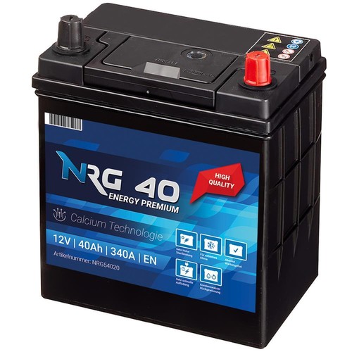 Nrg autobatterie 40ah 12v - autobatterie, asia