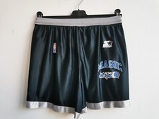 Vintage Starter Orlando Magic NBA Shorts XL schwarz-grau NOS