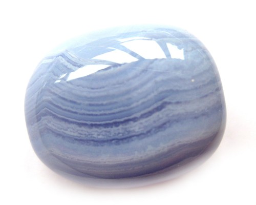 Trommelstein chalcedon blau - trommelstein,