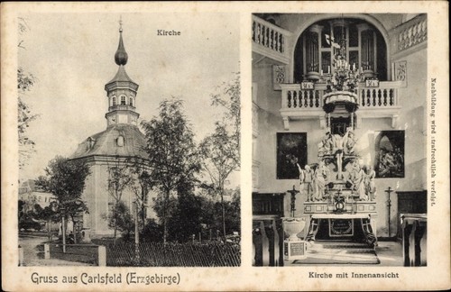 Carlsfeld eibenstock im - ak,