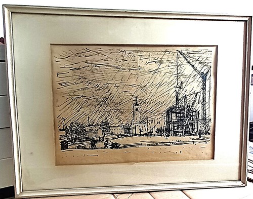 Max uhlig orig lithographie - max, orig.-lithographie
