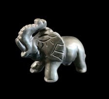 Hämatit Figur - Handgeschliffen - Elefant Indischer Elefant - 5x5,5 cm