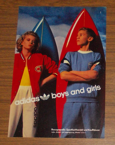 Seltene werbung vintage adidas - seltene,