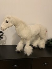 DPL Leeds stehendes weißes Pferd Plüsch