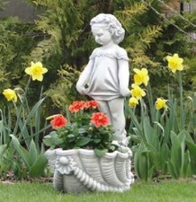 Mädchen blumenkorb - an,
