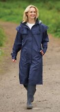 Damen lange wasserdichte Reitjacke mit Cape Highgrove 10-20