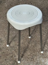 DDR Hocker Plastik weiß
