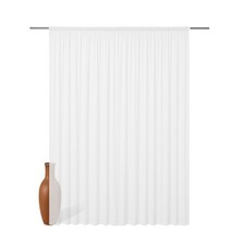 Gardinen Stores Vorhang Universalband Langstore Kräuselband Voile transparent