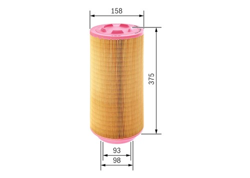 Luftfilter bosch 026 400 252 - luftfilter,