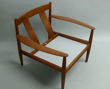 Sessel Teakholz Grete  Jalk France & Son 50er 60er Sessel , chair teak
