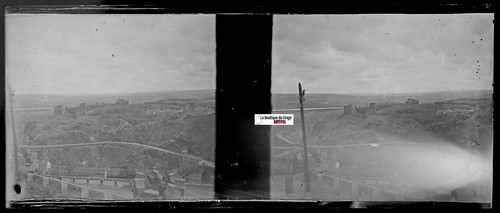 Festung stereofoto glasplatte - festung, stereofoto-glasplatte
