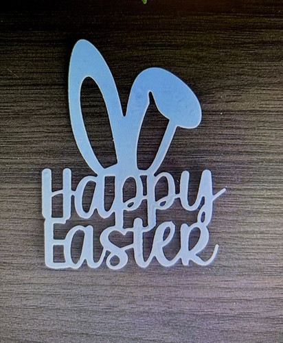 Stanzschablone happy easter - happy,