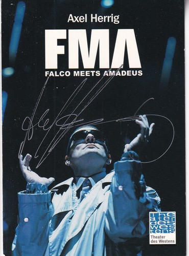 Autogramm axel herrig falco - autogramm,