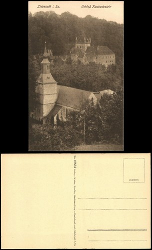 Ansichtskarte liebstadt - ansichtskarte,