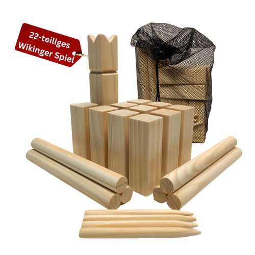 Eli wikinger schach aus holz - wikinger,