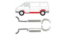 Volkswagen T4 Kurz und Mittel Reparaturblech Schweller Set L+R