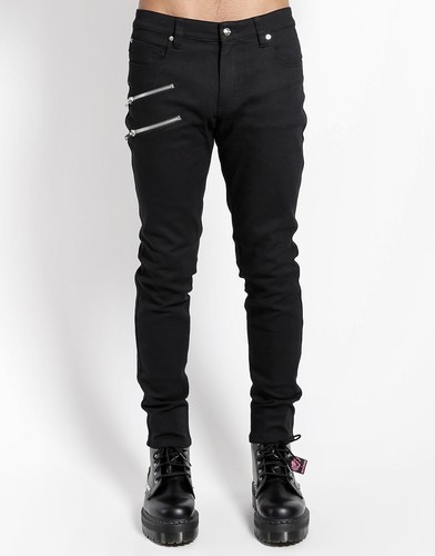 Gothic biker jeans - gothic,
