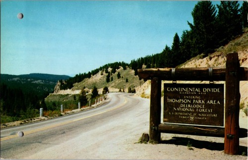 Butte postcard pipestone - butte,