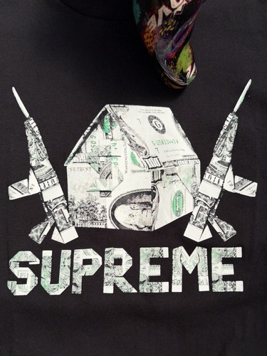 Supreme origami tee black - supreme,