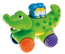 Fisher Price Toy - Infant Amazing Animals Press and Go Gator - Baby Toddler 6-36