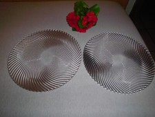 Torten  Servierplatten, Glas Ø: ca. 32 x 2 cm hoch Rund 2 Teilig Vintage