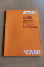 Stihl katalog 1987 - stihl, 1987/88