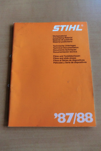 Stihl katalog 1987 - stihl,