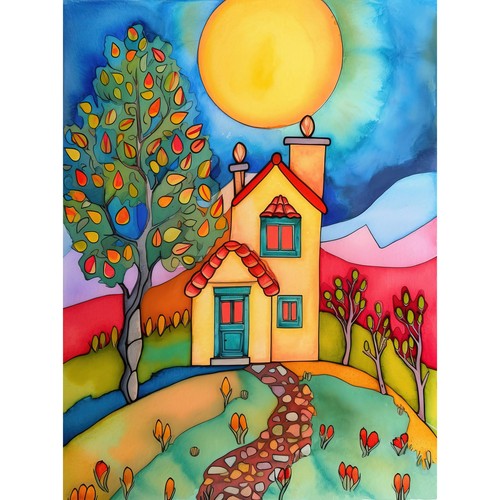 Englisches landhaus volkskunst - landhaus,
