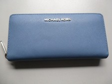 MICHAEL KORS Portemonnaie Damen Geldbörse Geldbeutel, hellblau
