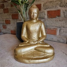 Meditations Buddha  Indonesien Lavastein Skulptur Statue Feng Shui Garten Deko