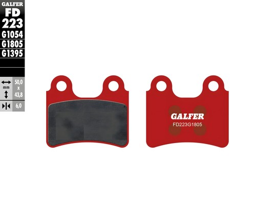 Bremsbeläge galfer fd223g1805 - bremsbeläge,