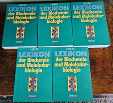 Herder Lexikon d. Biochemie u. Molekularbiologie Band 1-3 u. 2 Ergänzungsbände