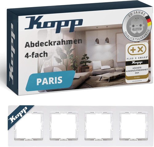 Kopp paris fach abdeckrahmen - kopp, 4-fach