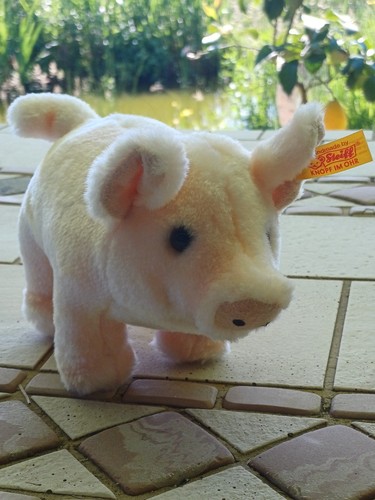 Steiff rosa plüsch - steiff,