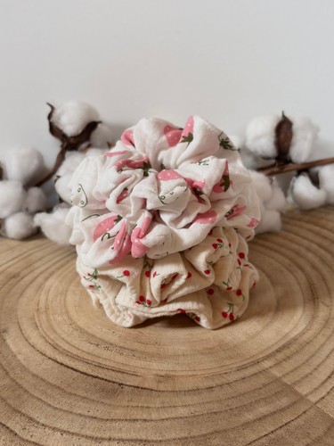 Handmade scrunchie musselin - scrunchie,