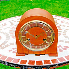 Mid Century 8-Day Smiths Floating Balance Schlagmanteluhr funktionstüchtig