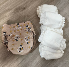 Blümchen stoffwindel 2in1 - blümchen,
